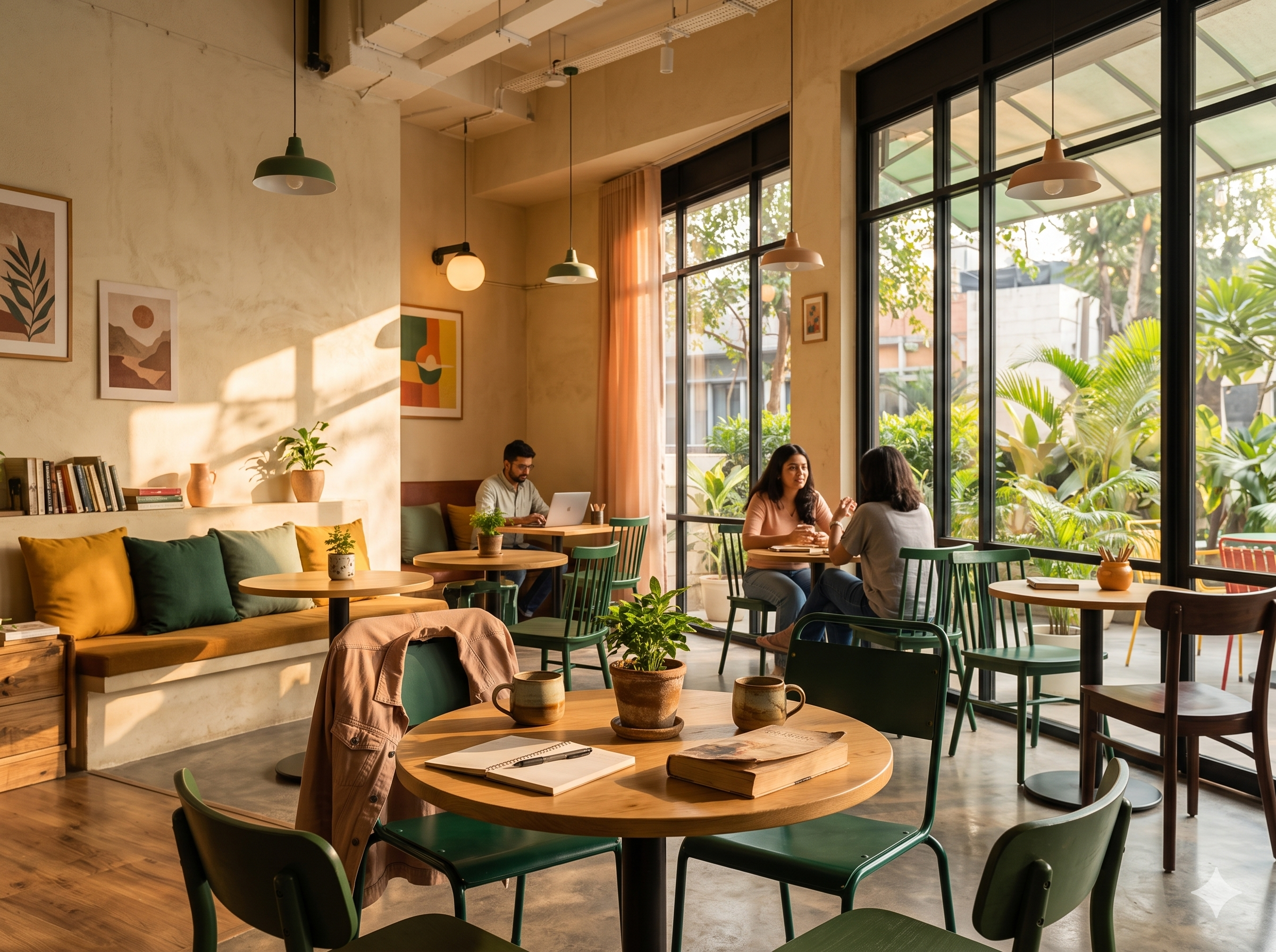The welcoming interior and relaxed atmosphere of Common Ground